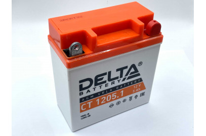 Аккумулятор 12V 5Ah DELTA CT 1205.1 (120x60x129) 