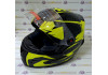 Шлем интеграл HIZER B561 черно-желтый (L)