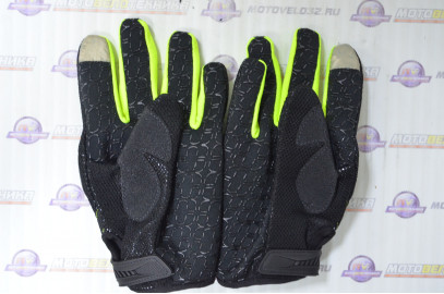 Перчатки AX-01 зеленые, тачскрин палец размер M