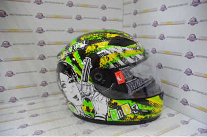 Шлем интеграл THH TS-39#12 BLK/GREEN (S)