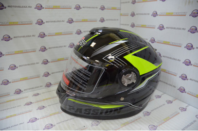 Шлем интеграл HIZER B565 (M) #3 black/yellow