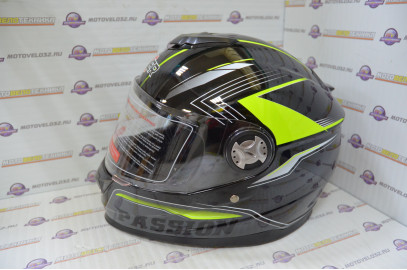 Шлем интеграл HIZER B565 (S) #3 black/yellow