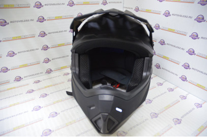 Шлем кроссовый HIZER J6801 (M) #3 matt black
