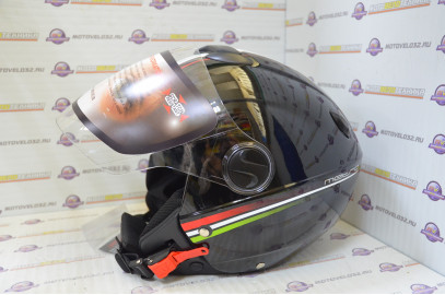 Шлем открытый HIZER 217 черный S