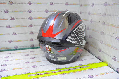 Шлем интеграл KIOSHI Avatar 316 с очками (Красный, S)