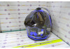 Шлем кроссовый KIOSHI Fighter 802 со стеклом и очками (Синий, S)