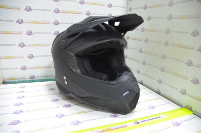 Шлем кроссовый KIOSHI Holeshot 801 (Черный матовый, XL)