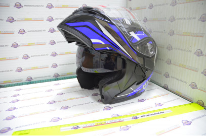 Шлем модуляр KIOSHI Tourist 902 (Синий S)