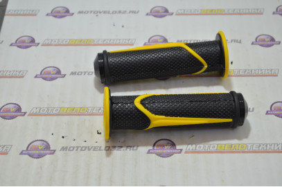 Ручки руля ZX-B671-13 черно/желтые