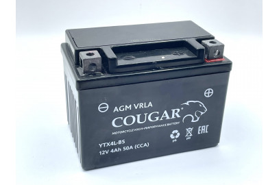 Аккумулятор 12V 4Ah Cougar AGM1204
