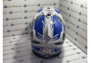 Шлем кроссовый HIZER J6801 (S) #6 White/Blue