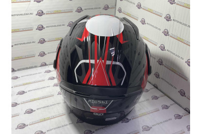 Шлем модуляр KIOSHI Tourist 316 (Красный M)