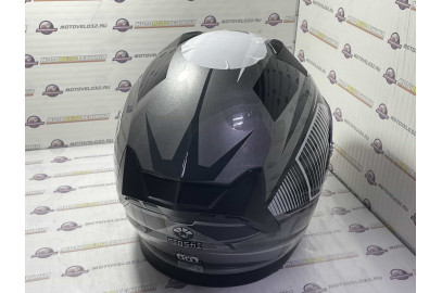 Шлем модуляр KIOSHI Tourist 316 (Серый металик M)