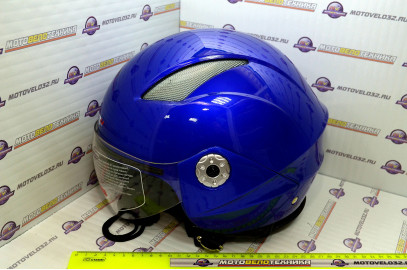 Шлем открытый MO 130 blue M