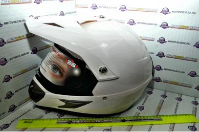 Шлем кроссовый HIZER 613 M белый