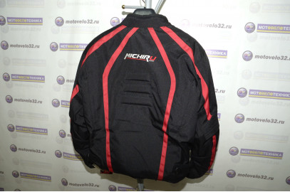 Куртка мотоциклетна текстиль Stunt Man черно-красный  XL