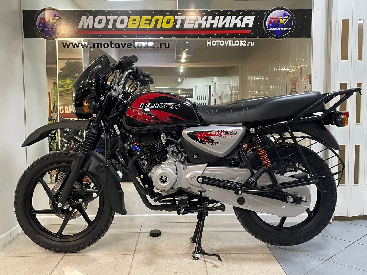 Мотоцикл Bajaj Boxer BM 150X-5передач черный